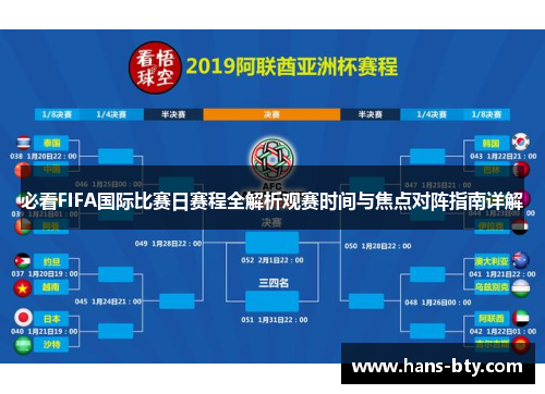 必看FIFA国际比赛日赛程全解析观赛时间与焦点对阵指南详解