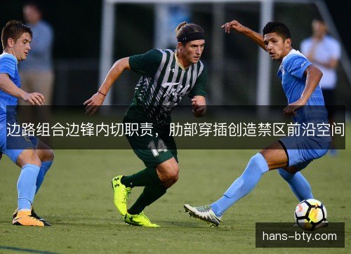边路组合边锋内切职责，肋部穿插创造禁区前沿空间